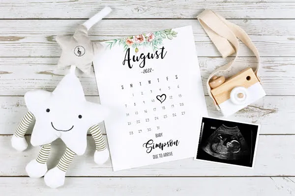 Pregnancy-Announcement-Calendar
